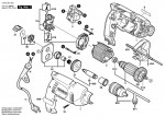 Bosch 0 603 387 180 Psb 500-2 Percussion Drill 230 V / Eu Spare Parts